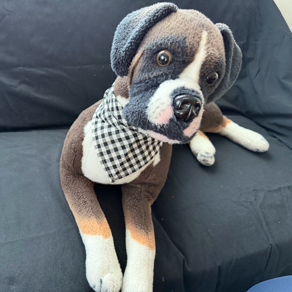 New Black and White Check Design Dog Bandanna
